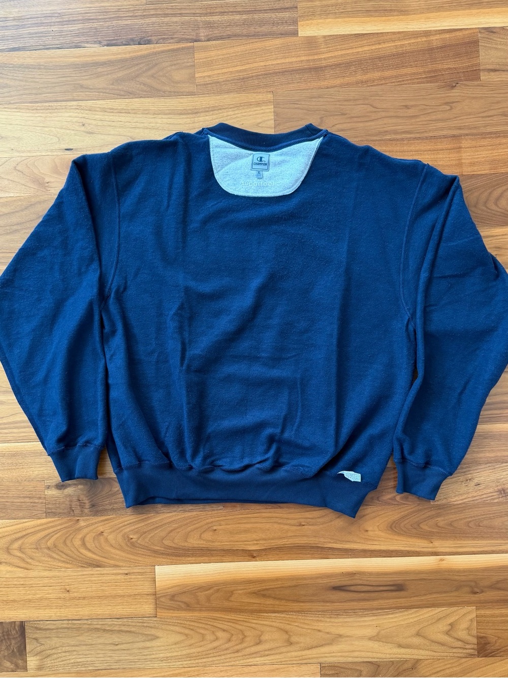 NWOT Champion Skaneateles Sweater Sweatshirt Navy Crewneck XL Collegiate Preppy - Picture 16 of 16